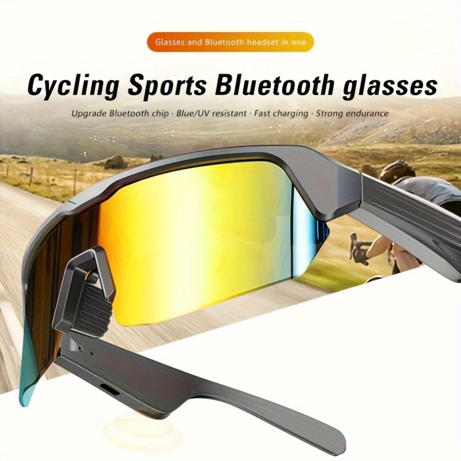 Smart Fashion Music Audio Glasses Headset Wireless 5.3 Version with HIFI Music Sound Audio Quality UV400 Sunglasses - Image 4