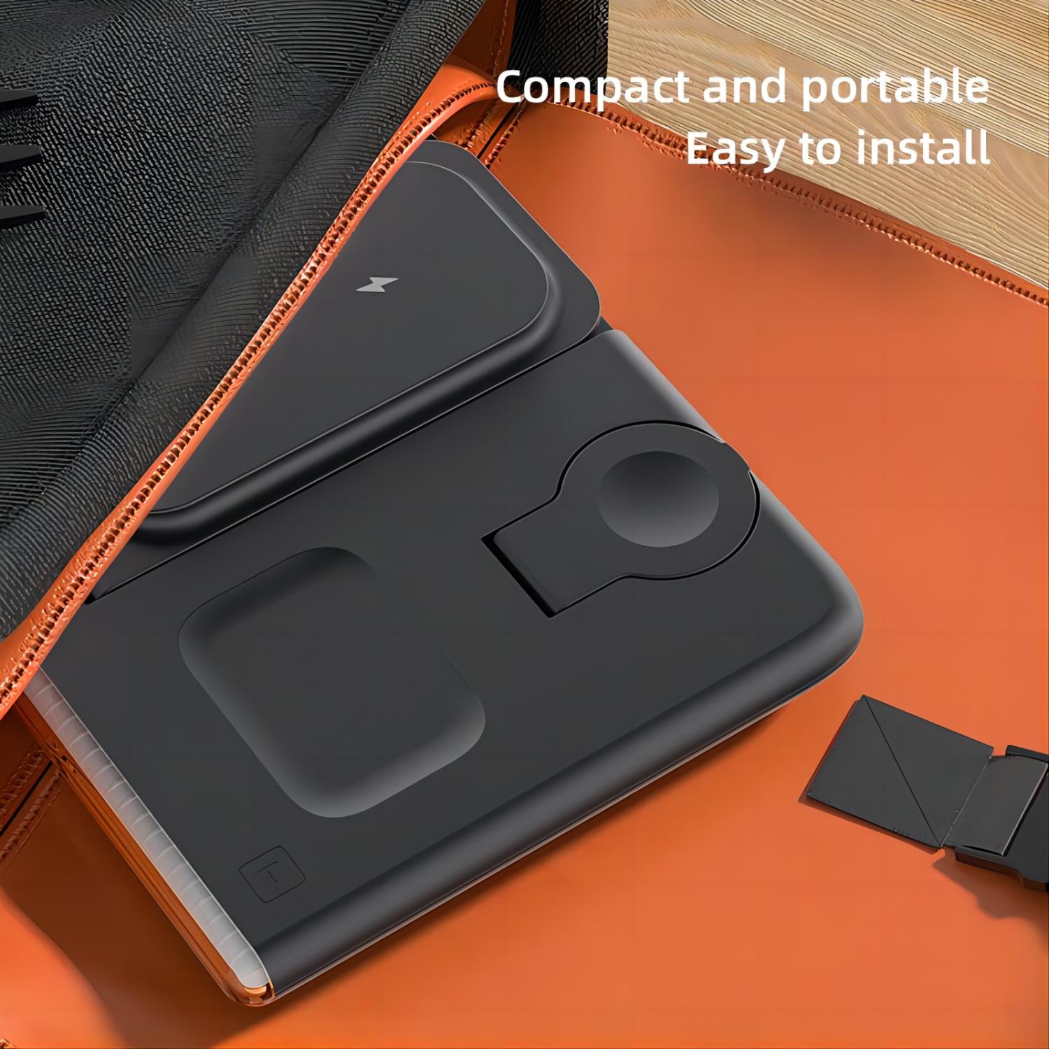 4 in 1 Fast Charing Wireless Charger Station (30W PD Plug included)for IPhone/iWatch/Samsung All Phones and Watches Earbuds Series - Image 3
