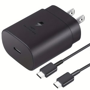 PD 25W Fast Charging US Version Charger with Type C Cable Set for Samsung Phone iPhone