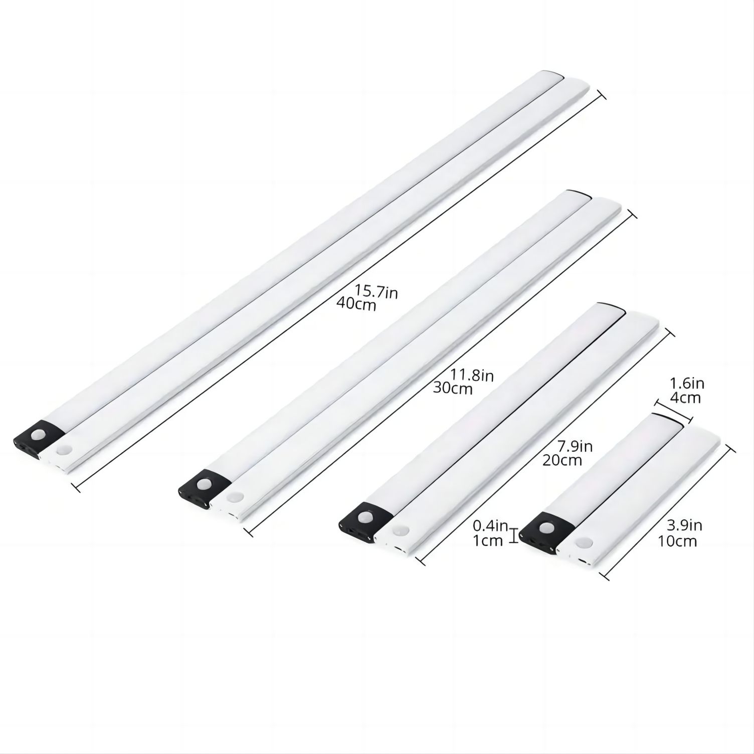 1pc LED Motion Sensor Cabinet Light, USB Rechargeable Night Counter Closet Light, Adjuastable Color,Different Size Available - Image 3